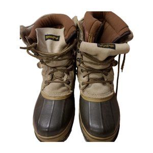 GUIDE GEAR Womens 8 Brown Thinsulate Ultra Leather Rubber Lace Up Boots Insert